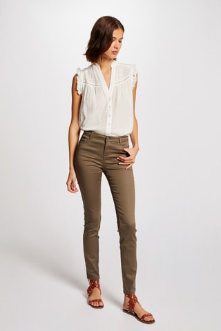 Pantalon slim - Kaki