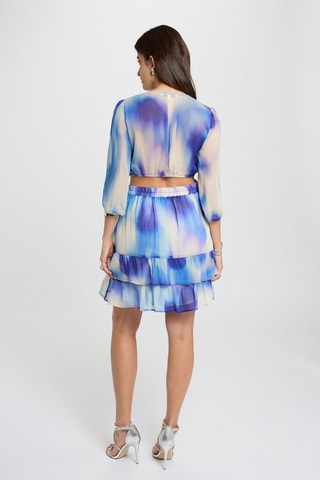 Robe volantée - Multicolore