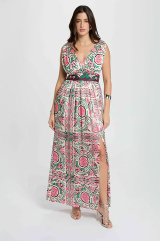 Robe longue - Multicolore