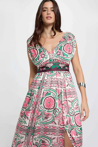 Robe longue - Multicolore