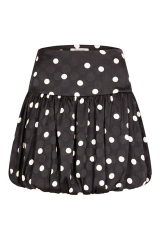 Jupe boule taille haute - Noir