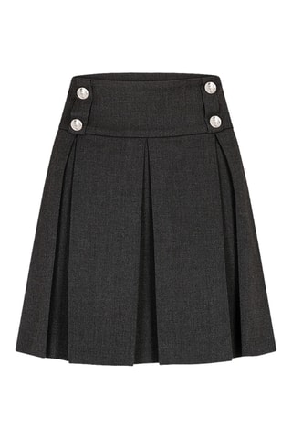Mini jupe taille haute - Anthracite