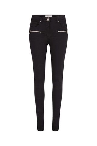 Jean slim taille haute - Noir
