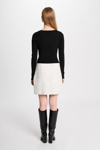 Robe trompe-l'œil - Blanc