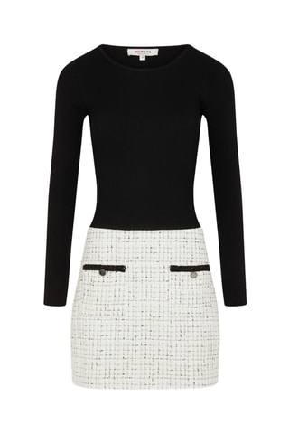 Robe trompe-l'œil - Blanc