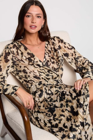 Robe portefeuille - Multicolore