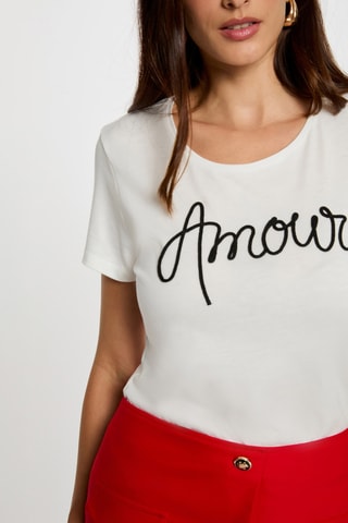 T-shirt droit - Blanc