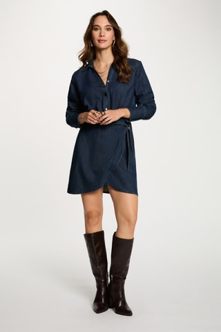 Robe chemise - Bleu