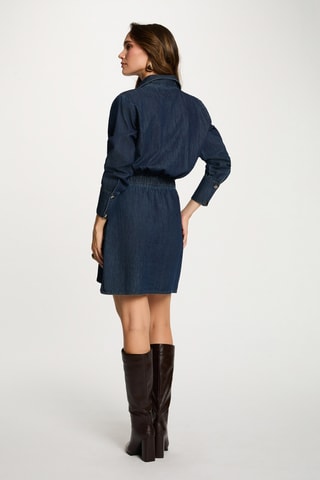 Robe chemise - Bleu
