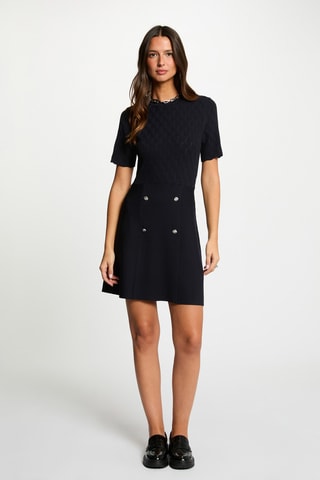 Robe patineuse - Bleu marine
