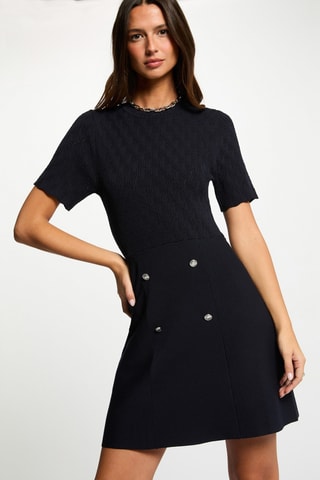 Robe patineuse - Bleu marine