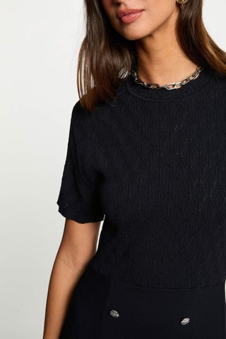 Robe patineuse - Bleu marine