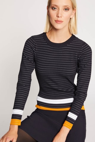 Robe patineuse - Bleu marine