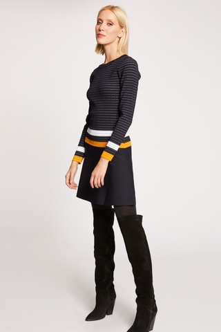 Robe patineuse - Bleu marine