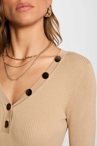Pull slim - Marron clair