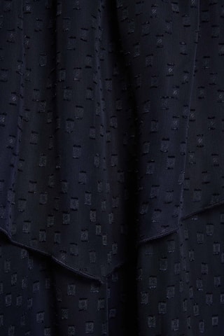 Robe patineuse en plumetis - Bleu marine