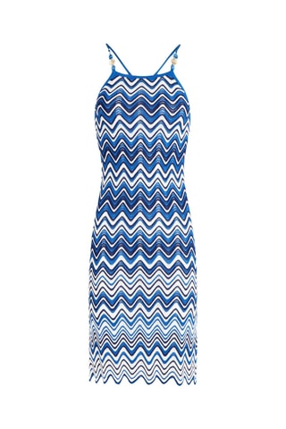 Robe fourreau - Bleu