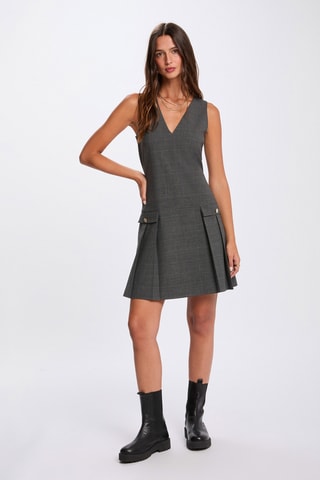 Robe trapèze - Gris