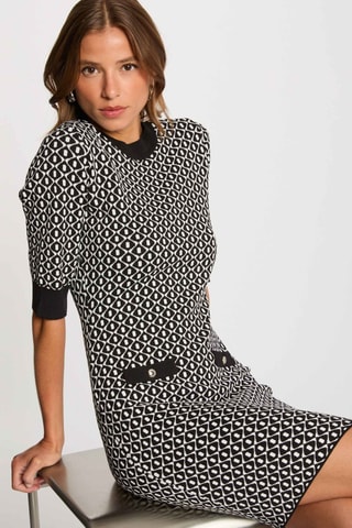 Robe droite - Noir
