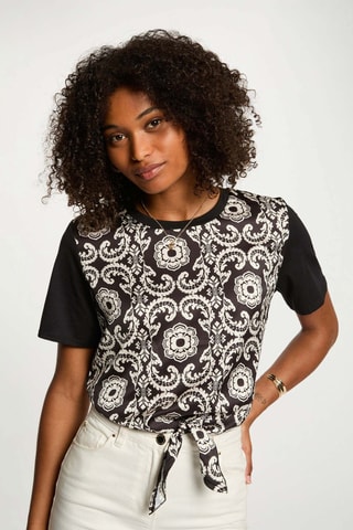 T-shirt cropped - Blanc