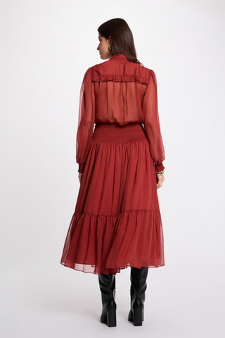 Robe midi - Orange