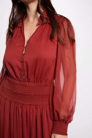 Robe midi - Orange