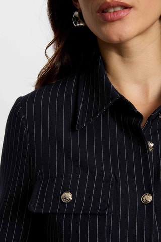 Robe chemise - Bleu marine