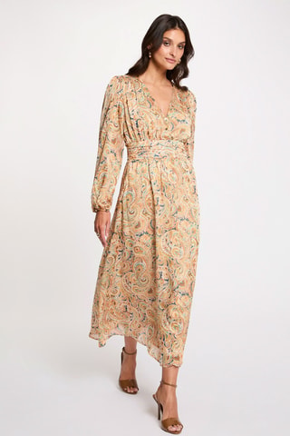 Robe midi - Multicolore