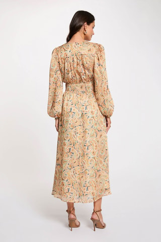 Robe midi - Multicolore