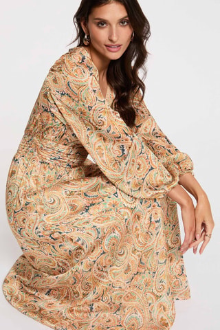 Robe midi - Multicolore