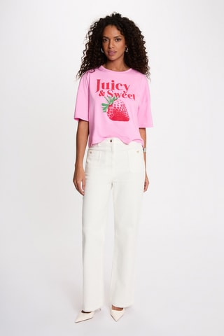 T-shirt cropped  - Rose