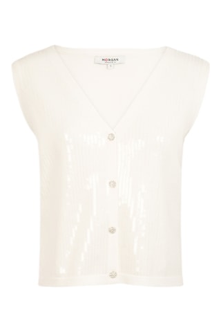 Gilet sans manches - Blanc