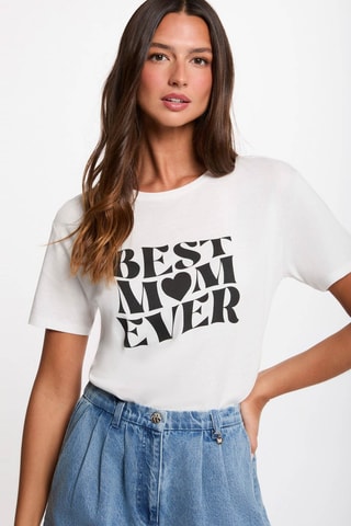 T-shirt droit - Blanc