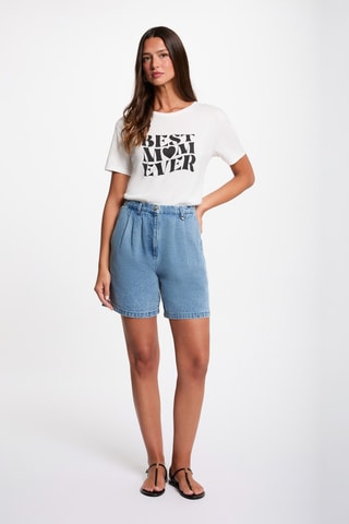 T-shirt droit - Blanc