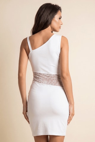 Robe fourreau Paola - Blanc
