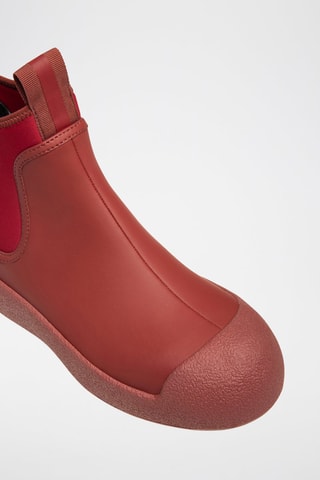Botines de piel - Rojo