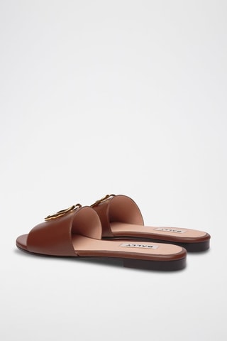 Sandalias de piel - Marrón
