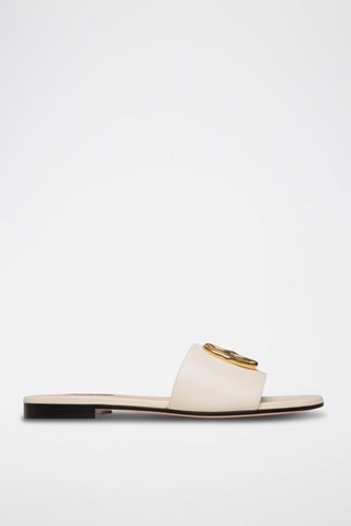 Sandalias de piel - Beige