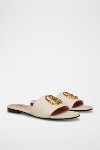 Sandalias de piel - Beige