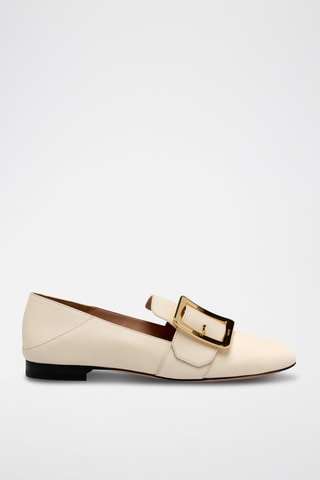 Slippers de piel - Beige