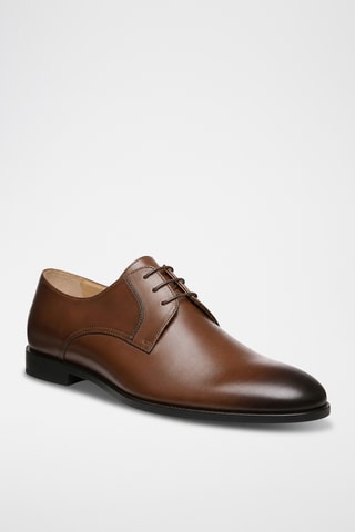 Derbies de piel bovina - Marrón