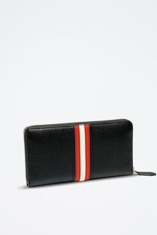 Cartera de piel - Negro