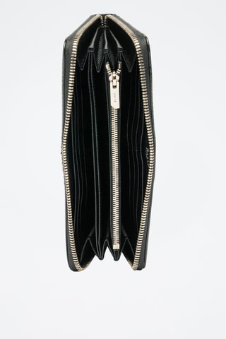 Cartera de piel - Negro