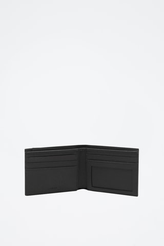 Cartera de piel bovina - Negro