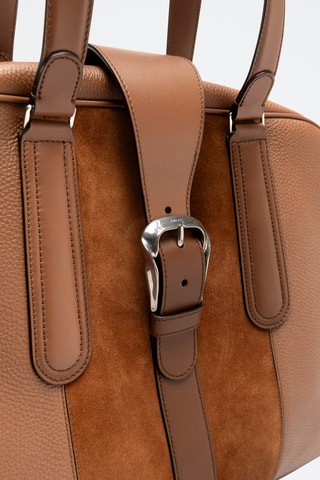 Bolso de piel - Marrón