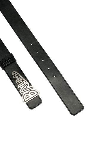 Cinturón de piel bovina - Negro