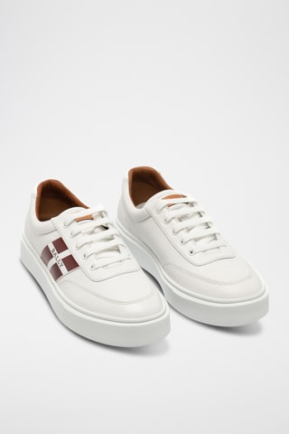 Zapatillas de piel - Blanco