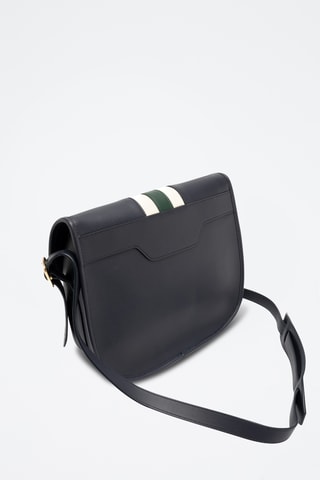 Bandolera de piel bovina - Negro