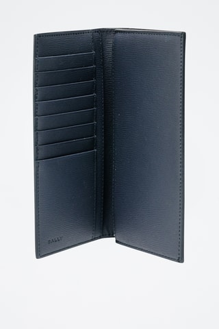 Cartera de piel bovina - Azul noche