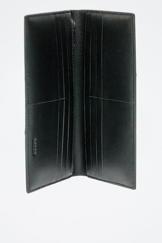 Cartera de piel - Negro